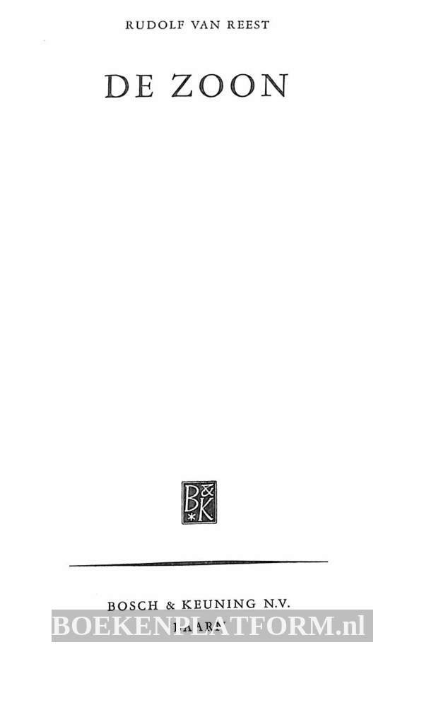 De Zoon BoekenPlatform nl De Zoon BoekenPlatform nl
