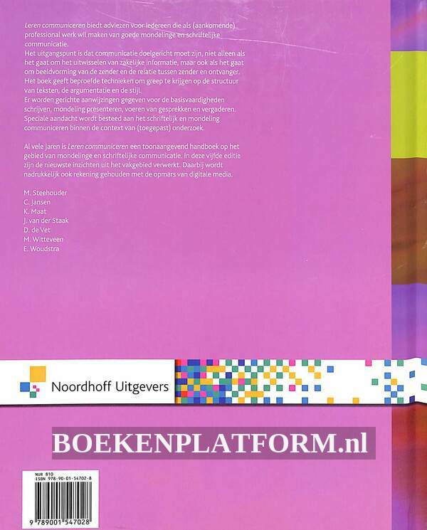 Leren Communiceren | BoekenPlatform.nl