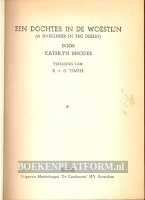 Een dochter in de woestijn