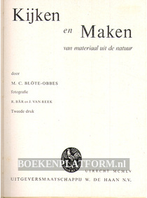 Kijken en maken