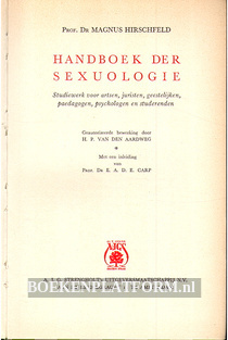 Handboek der Sexuologie