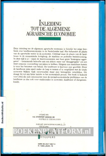 Inleiding tot de Algemene Agrarische Economie