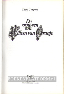 De vrouwen van Willem van Oranje