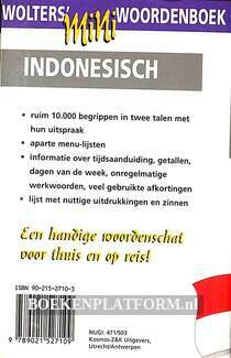 Wolters mini woordenboek Indonesisch