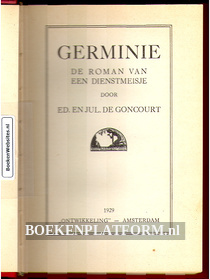 Germinie, de roman van een dienstmeisje