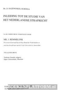 Inleiding tot de studie van het Nederlandse Strafrecht