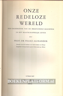 Onze redeloze wereld