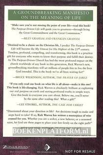 The Purpose Driven Life