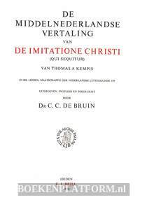 De middelnederlandse vertaling van De imitatione Christi