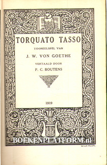 Torquato Tasso, toneelspel