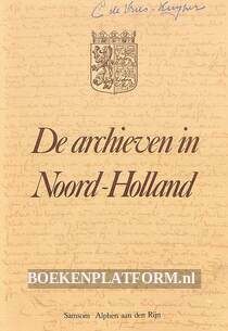 De archieven in Noord-Holland
