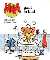 Mila gaat in bad