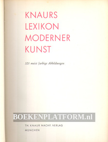 Knaurs lexikon moderner Kunst