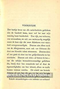 De honderd beste gedichten in de Nederlandsche taal