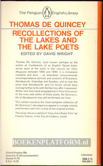 Recollections of the Lakes and the Lake Poets