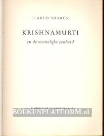 Krishnamurti en de menselijke eenheid
