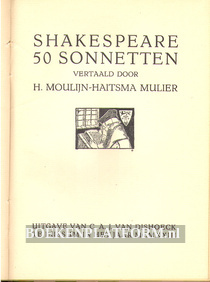 Shakespeare 50 sonnetten