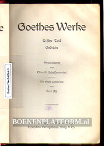 Goethes Werke 01