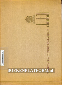 Wholesale and export catalogue Dunhill 1994