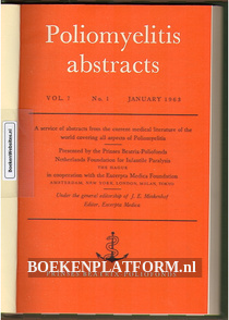 Poliomyelitis abstracts 1963