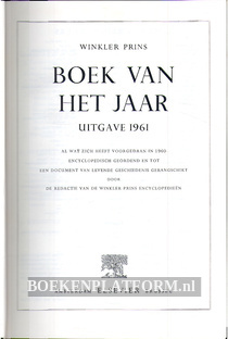 Boek van het jaar 1961