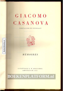 Giacomo Casanova memoires