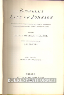 Boswell's life of Johnson I