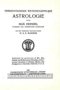 Vereenvoudigde wetenschappelijke Astrologie