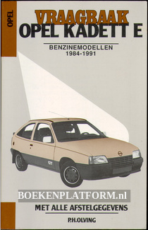 Vraagbaak Opel Kadett E