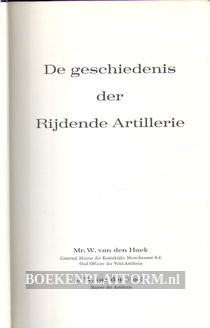 De geschiedenis der Rijdende Artillerie