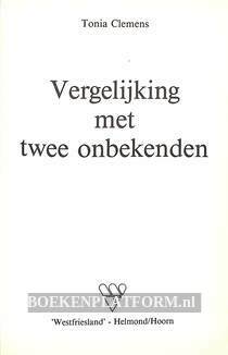 Vergelijking met twee onbekenden