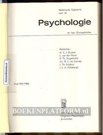Nederlands tijdschrift voor de Psychologie 1966