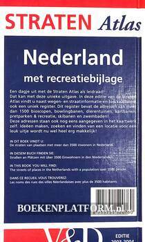 Stratenatlas Nederland met recreatiebijlage