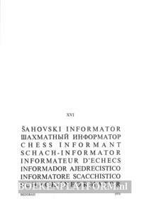 Sahovski Informator 16