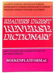 Reader's Digest Reverse Dictionary
