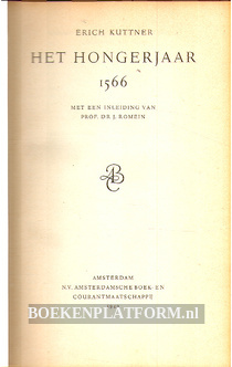 Het hongerjaar 1566