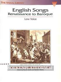 English Songs, Renaissance to Baroque
