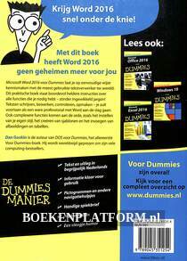 Word 2016 voor dummies