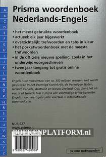 Prisma woordenboek Engels Nederlands