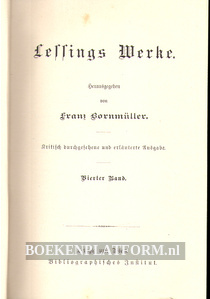 Lessings Werke IV