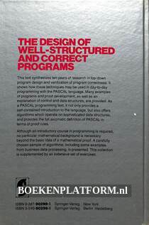 The Design of Well-Structured and Correct Programs