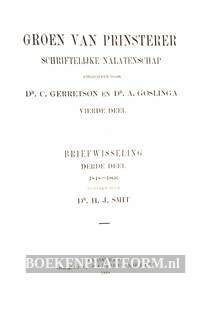 Briefwisseling Groen van Prinsterer deel III 1848-1866