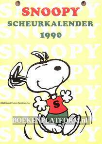 Snoopy scheurkalender 1990