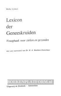 Lexicon der Geneeskruiden