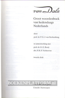 Groot woordenboek van hedendaags Nederlands