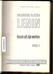 Lenin keuze uit zijn werken 1