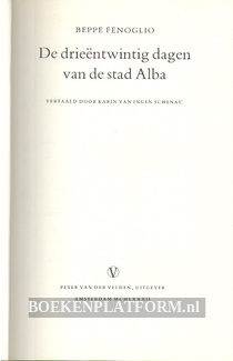 De drieëntwintig dagen van de stad Alba