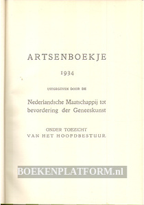 Artsenboekje 1934