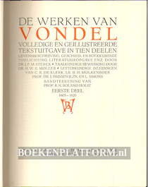 De werken van Vondel I