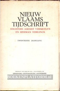 Nieuw Vlaams Tijdschrift 1967